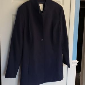 Liz Baker navy blazer